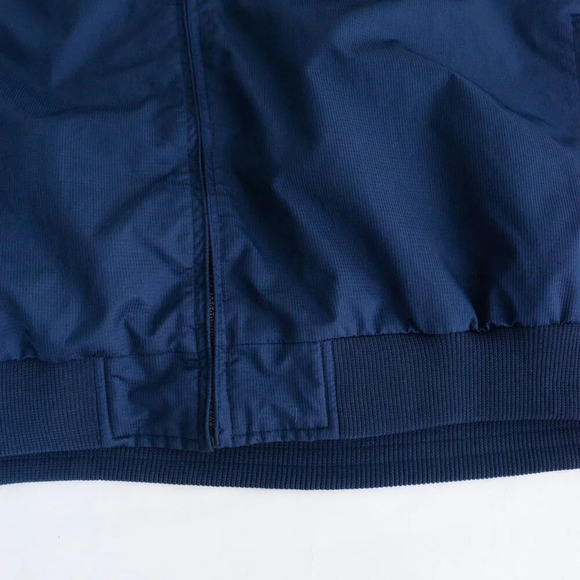 VTG Majestic Athletic Detroit Tigers Navy And White Zip Up Windbreaker Jacket 6X - Picture 6 of 12